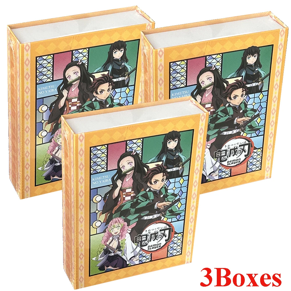 Demon Slayer Cards CHU Card Kimetsu No Yaiba Anime Tanjirou Kamado Nezuko Rare MSP EMP Collection Cards Children Toy Gift