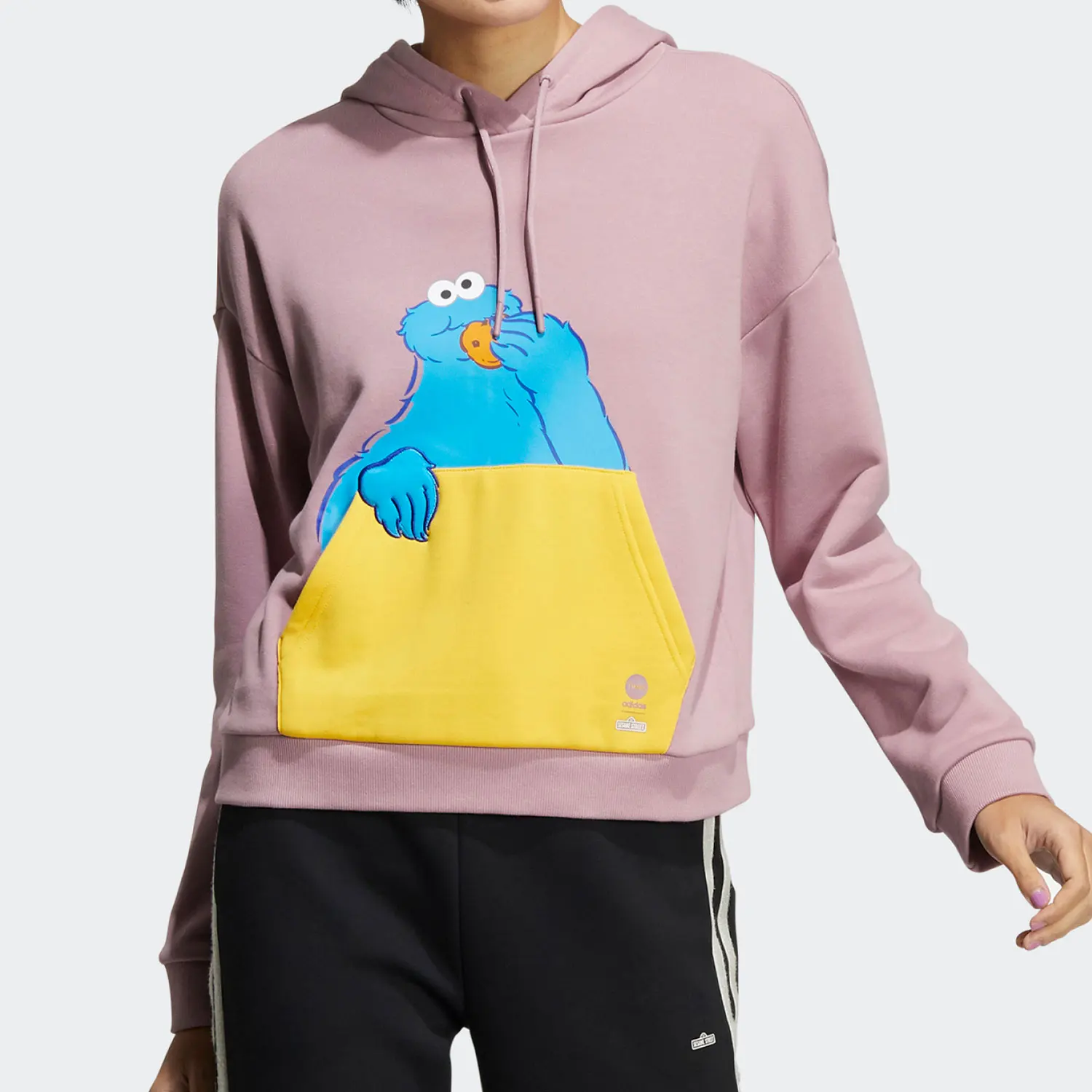 

Adidas подлинная женская толстовка с капюшоном Neo Sesame Street HD7273