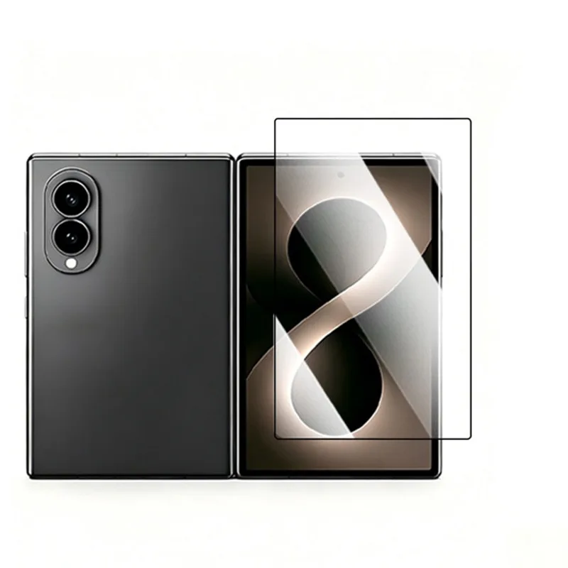 9H Gehärtetes Glas für Samsung Galaxy Z Fold 8 Ultra Flip8 FBlack Edge Clear Displayschutzfolien Vollständige Abdeckung Schutzfolie