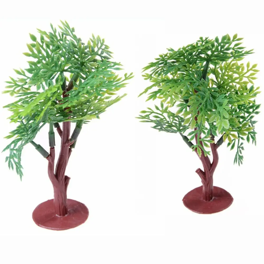 Handicraft Mental Game Accessories Miniature Figurines Flower Pot Ornaments Model Ornament Tree Artificial Tree Fake Tree