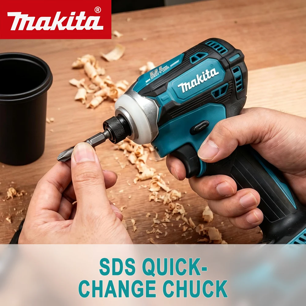 

Makita DTD171 18V Cordless Impact Driver 180N·m Max Torque Brushless Motor 4-Speed Settings Wood Metal Screwdriving tools