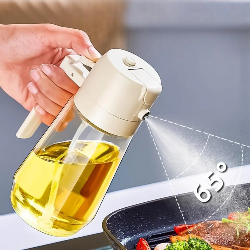 

Glass oil control edible oil bottle 65 ° wide angle spray fried steak barbecue light food fitness oil control artifact