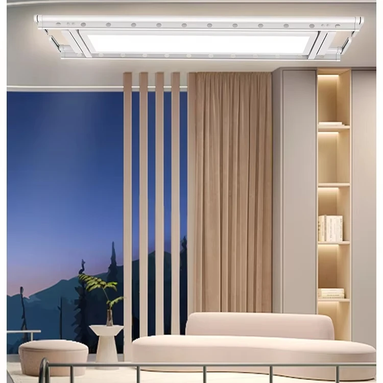 Built in Led Lights and Wind Drying Technology Smart Electric Clothes Drying Rack