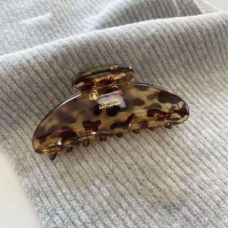 Leopard Print Hair Claw Clip L - Hair Clip Claw Large recension och pris