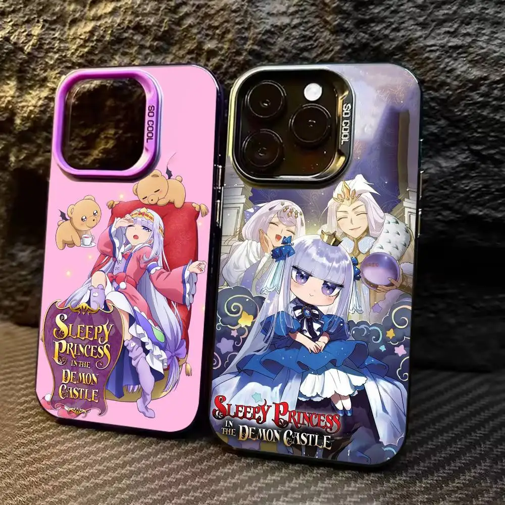

S-sleepy P-princess in the demon C-castle Phone Case Color Silver Shell For IPhone 17 16 15 14 13 12 11 Pro Max Plus