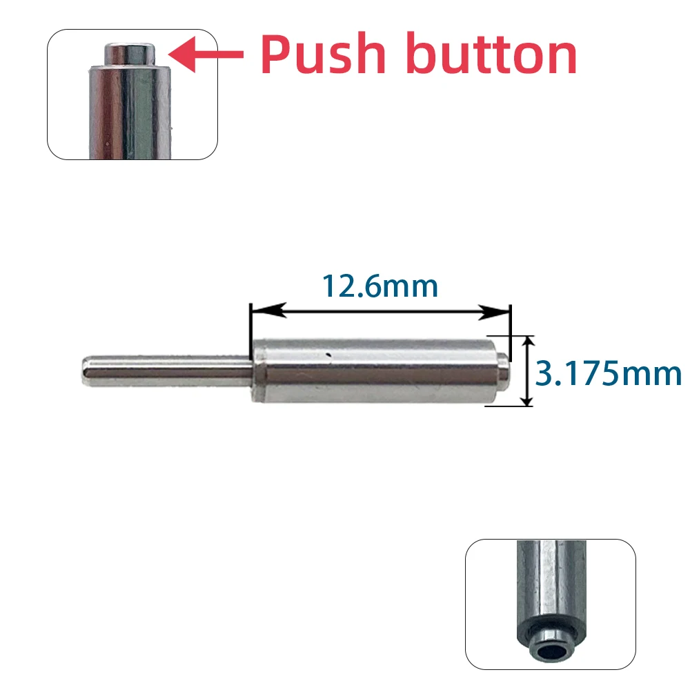 10 sztuk wrzeciono dentystyczne 12.6/12.75/13.95/10.8/11.8mm do rękojeści NSK kv wh sirona klucz przyciskowy typ wału wrzeciona