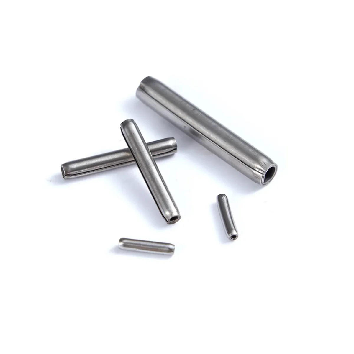 

304 Stainless Steel Coil Elastic Pin Standard Double Helix Cylindrical Pin M2M3M4M5