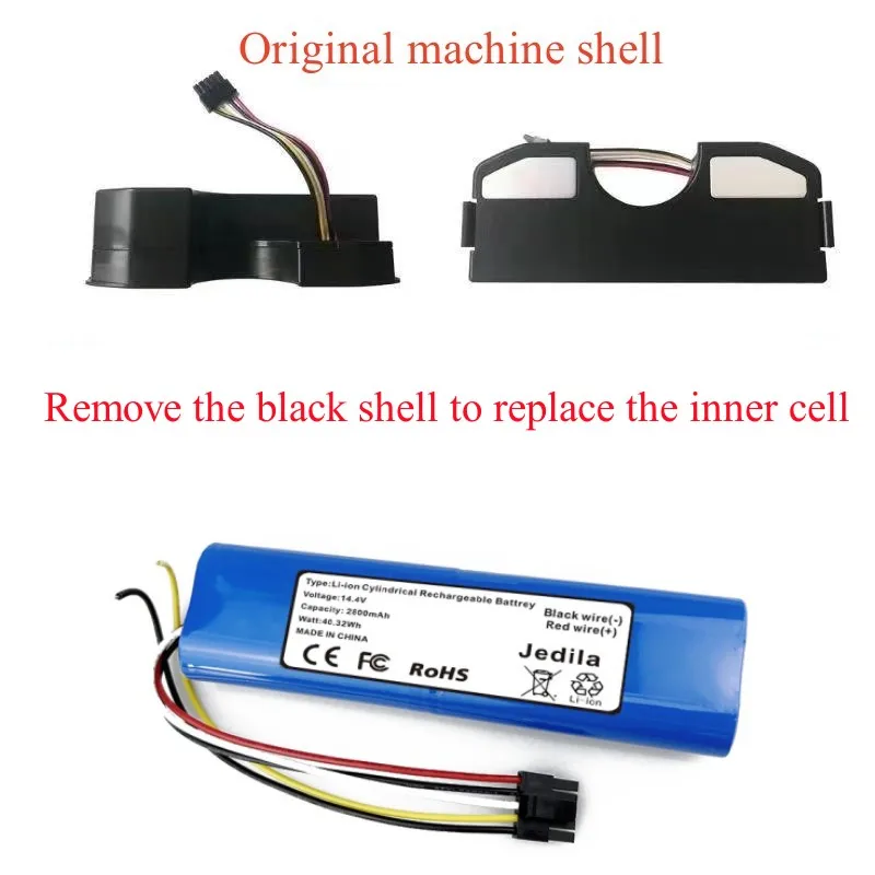 14.4V 3500mAh Battery Pack 100% New for For CECOTEC CONGA 3090 3091 3092 1690 1890 2090 2290 Robot Vacuum Cleaner Accessories