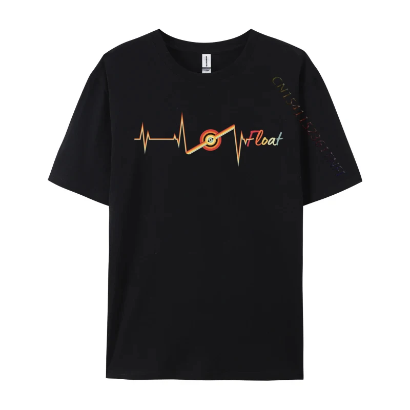 

One Wheel Electric Skateboard Float Heartbeat T Shirt Popular Male Custom Tops Tees Custom Tops & Tees
