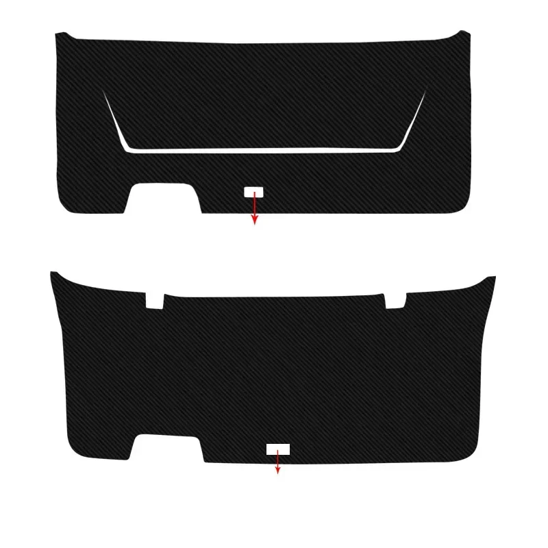 

For Volkswagen Atlas Teramont CA1 Cross Sport 2022-2025 Car Anti-kick Carbon Trunk Pad Weather Dustproof Protect Tailgate Sticke