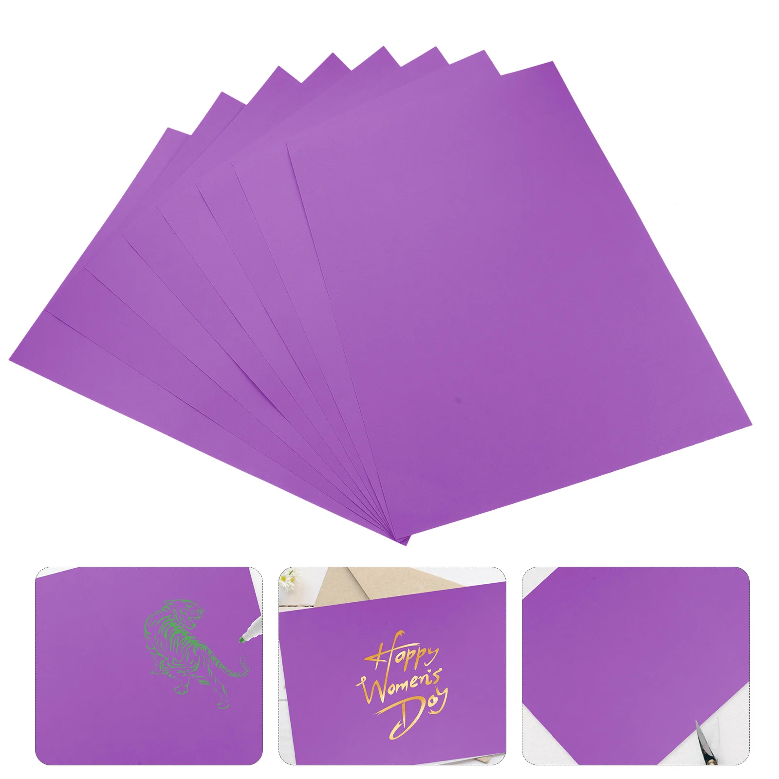 

50 Sheets Colored Cardstock Thick Drawing Painting Paper for Artists Craft School Supplies Colored Cardstock