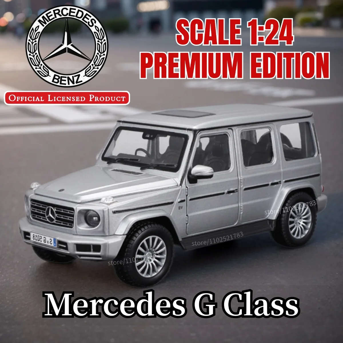 Maisto 1:24 2019 Mercedes G class Replica Authnetic Car Model Scale Miniature Toy - Perfect Gift for Ferrari Enthusiasts