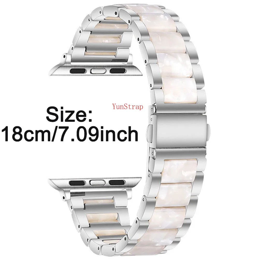 For Apple Watch 49mm 46mm 45mm 44mm 42mm 41/40mm Two Colors Band Women Men Strap iWatch Ultra 2 SE 10 9 8 7 6 5 4 3 Bracelet