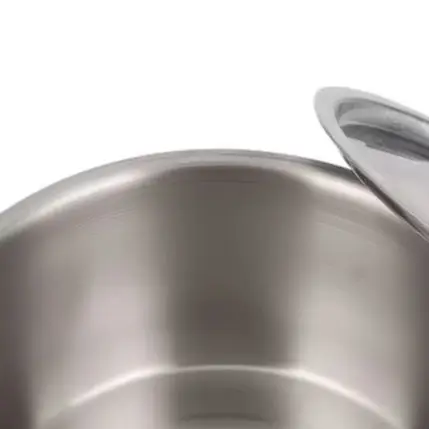 

410 Stainless Steel Mixing Bowl Steaming Bowl With Lid Food Containers 5pcs Camping Cookware Easy To Clean