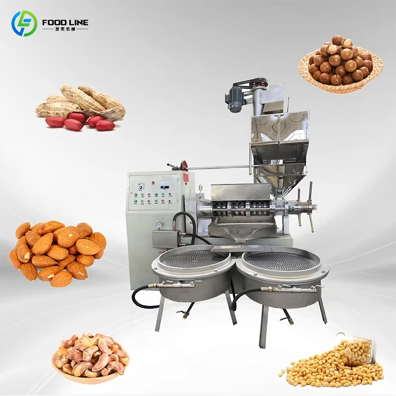 

Customized Professional Cold Press Oil Making Equipment for Sesame Peanut Sunflower Low Temperature Squeezing