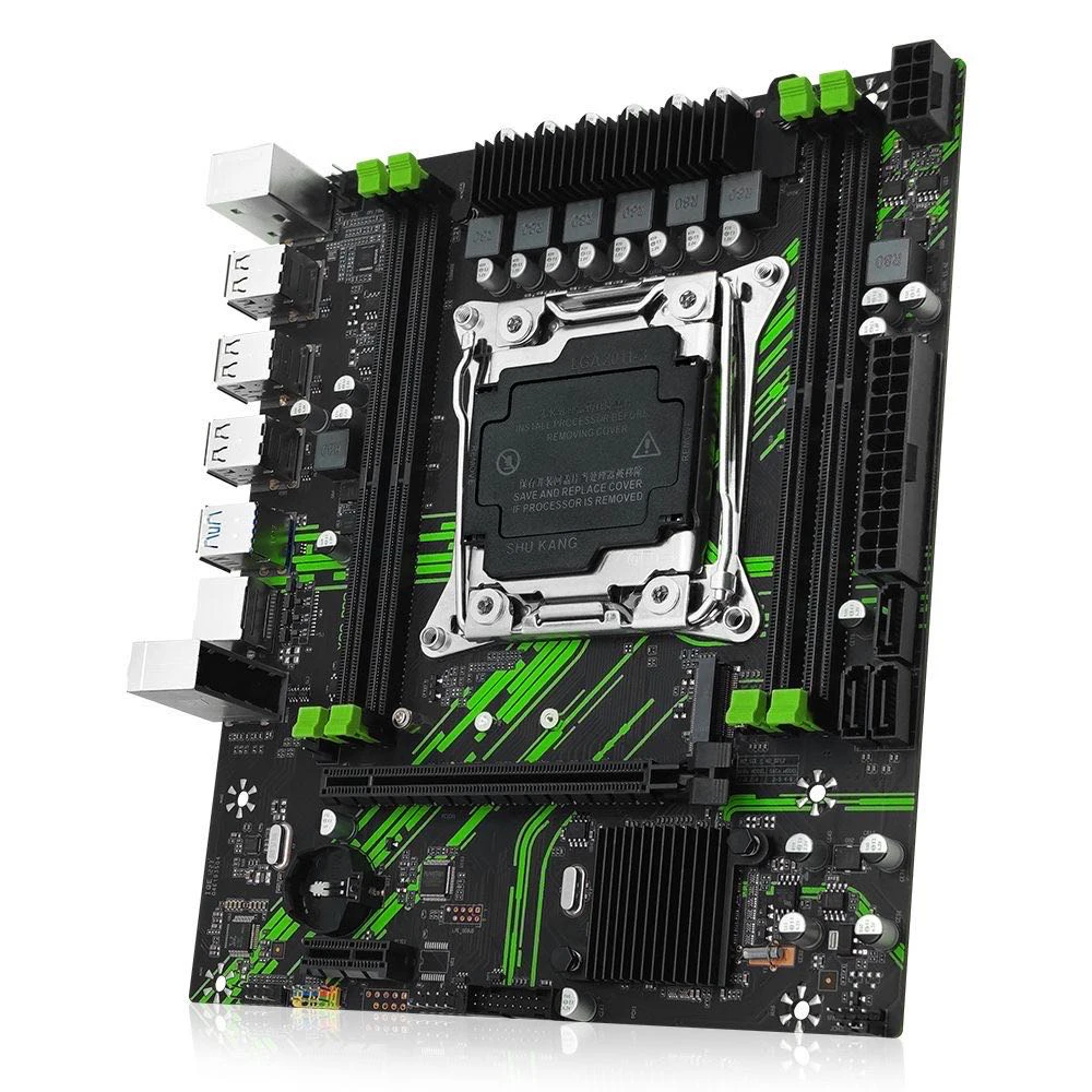 NEW X99 PR9 LGA 2011-3 Motherboard Support Intel Xeon v3/v4 CPU 128 GB DDR4 RAM Desktop Memory USB3.0 NVME/SATA M.2