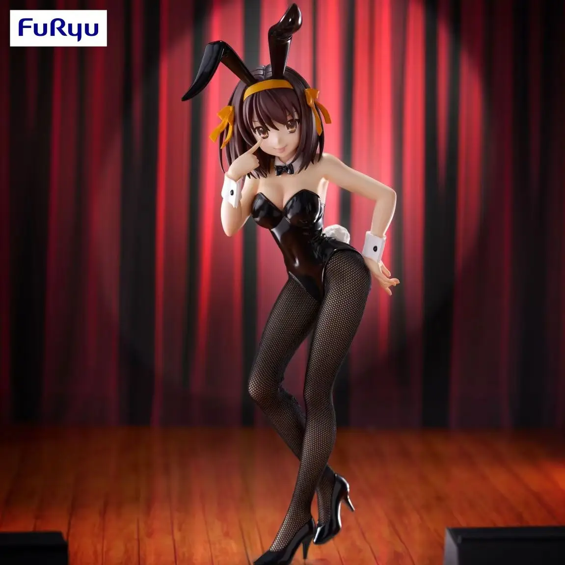 Judai 27cm Original Furyu BiCute Bunnies The Melancholy of Suzumiya Haruhi Asahina Mikuru Nagato Yuki Bunny Girls Action Figure