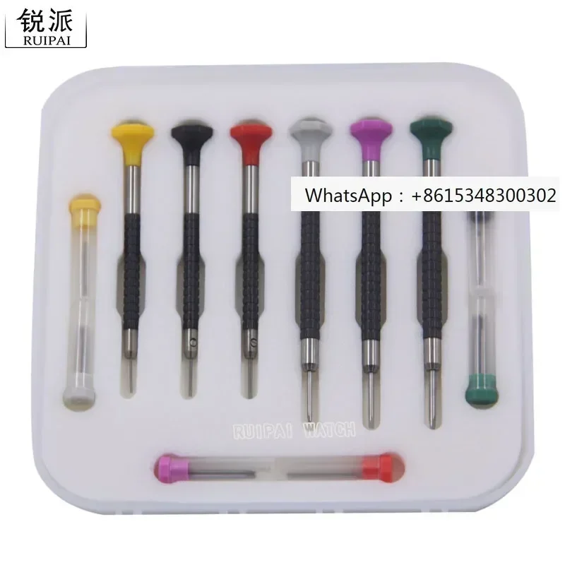 

KOREA Made Micro Flat Head Screwdriver in Millimeter Slot Type Screwdriver To Repair The Watch 6pieces for 0.8-2.0mm