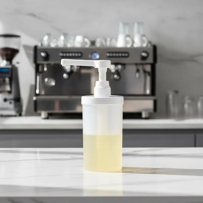 Graduated Liquid Squeeze Dispenser 5/8/10/15/20/30CC Leakproof Bottle for Coffee Shop Syrup Honey Jam Condiment