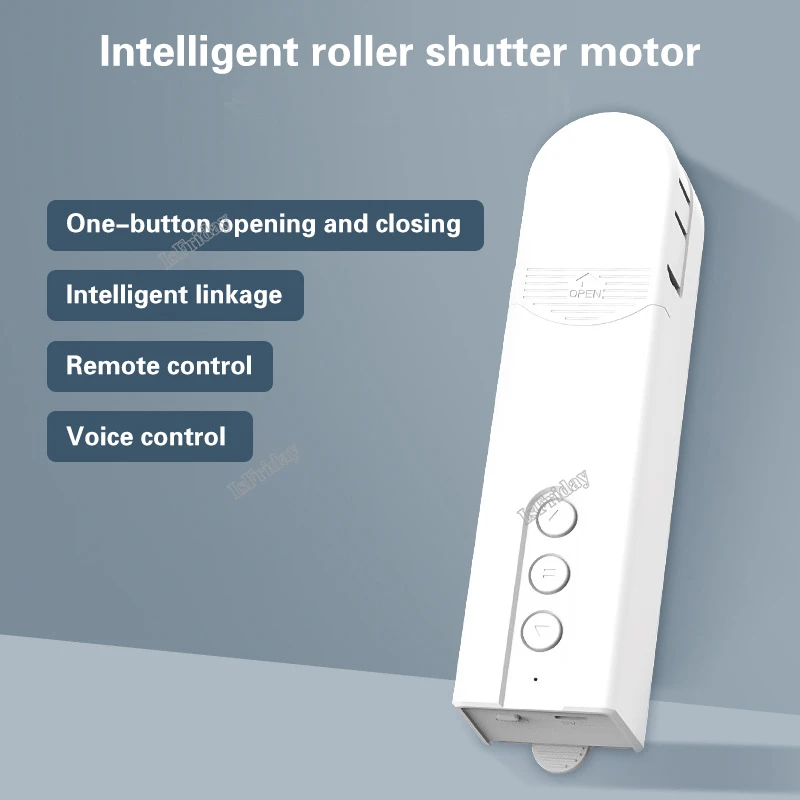 

Intelligent Pull Bead Curtain Motor Electric Roller Blinds Driver Automatic Opener No Wiring Support APP Remote Control Timer