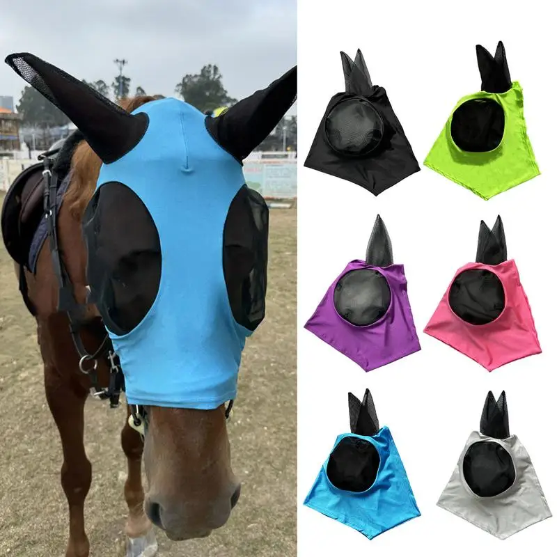 Fly Covers for Horses Mesh Horse Fly Leggings Breathable Washable Horse Boot Protective Horse Leg Wraps for Preventing Flies