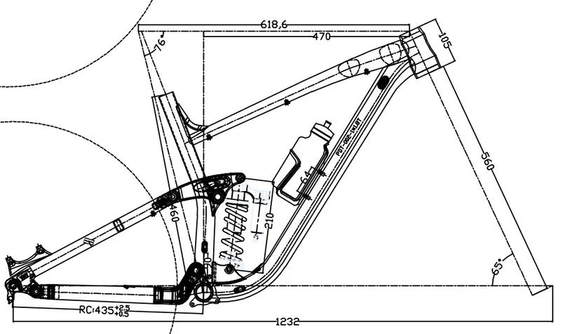 Bike Frame Soft Tail Full Suspension Enduro Aluminum Alloy Mountain 29/27.5 er DH AM Boost 148mm Rear Boost 148mm EU Stock DPD