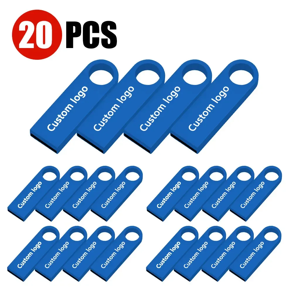 

metal usb 2.0 flash drive 64GB 32GB 16GB 8GB 128GB 4gb pen drive pendrive waterproof metal usb flash 20 pcs Customize logo free