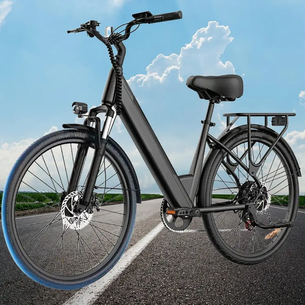 

26" 24" Adult Electric Motorcycles Mountain Bike, 500W Motor 36V/374Wh/468Wh Battery, Commuter Electric Motorcycles EBike