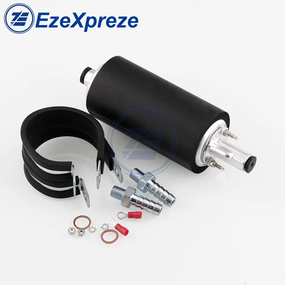 

255 LPH Inline External High Pressure Fuel Pump with Kit GSL392 Universal Auto Car Accessories Metal instead of Walbro