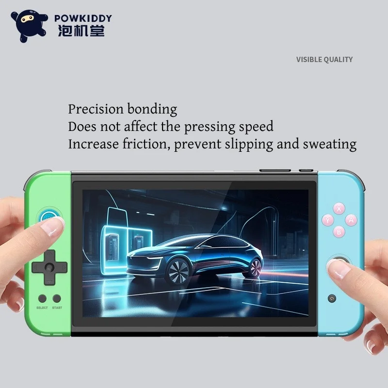 Цветная крышка джойстика для Powkiddy X55 X70 RGB20s X28 X51 X39, ручные аксессуары, декоративные цветные Стикеры с кнопками в подарок