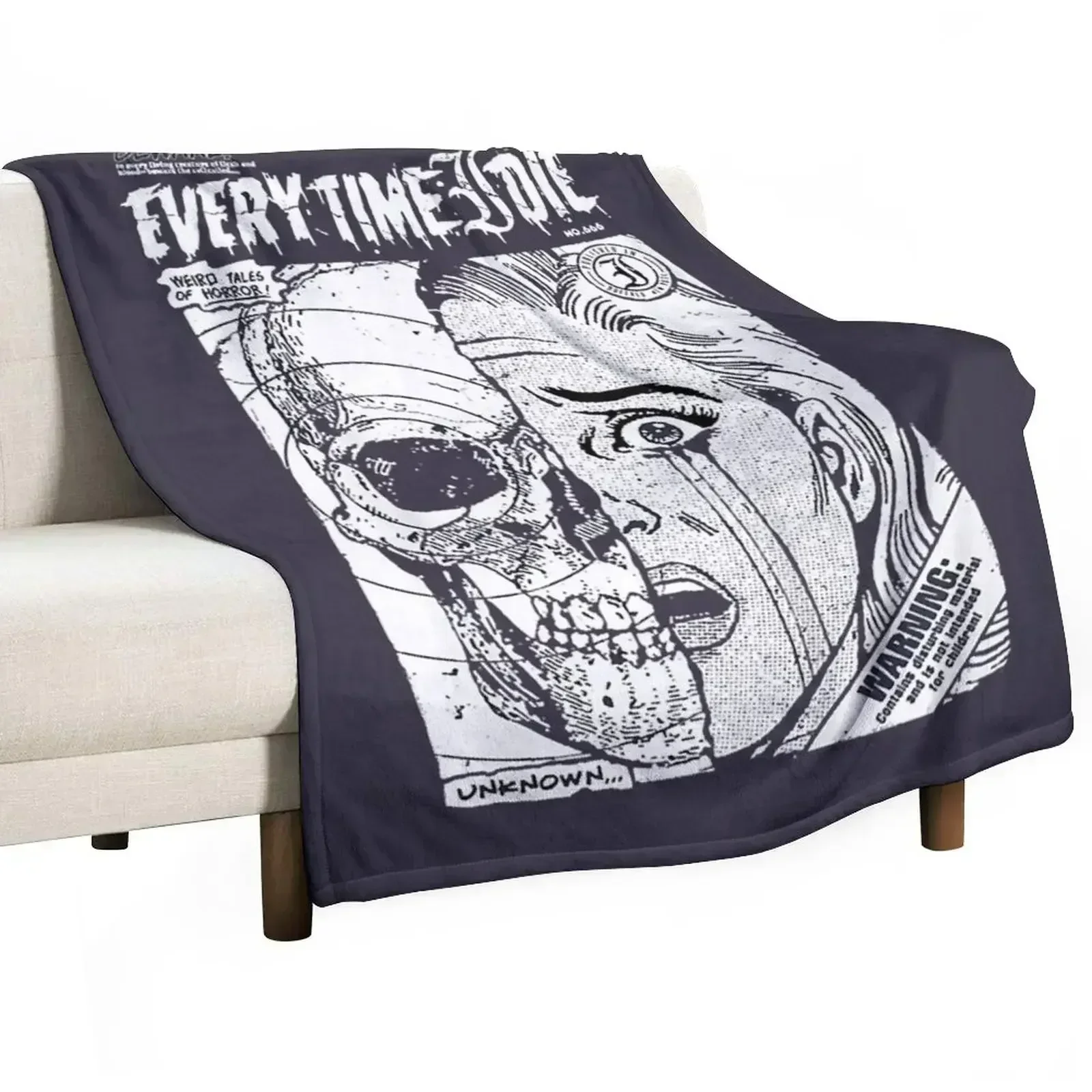 

Secret Every Time I Die Retro Vintage Throw Blanket Travel Shaggy Thins Flannel Blankets