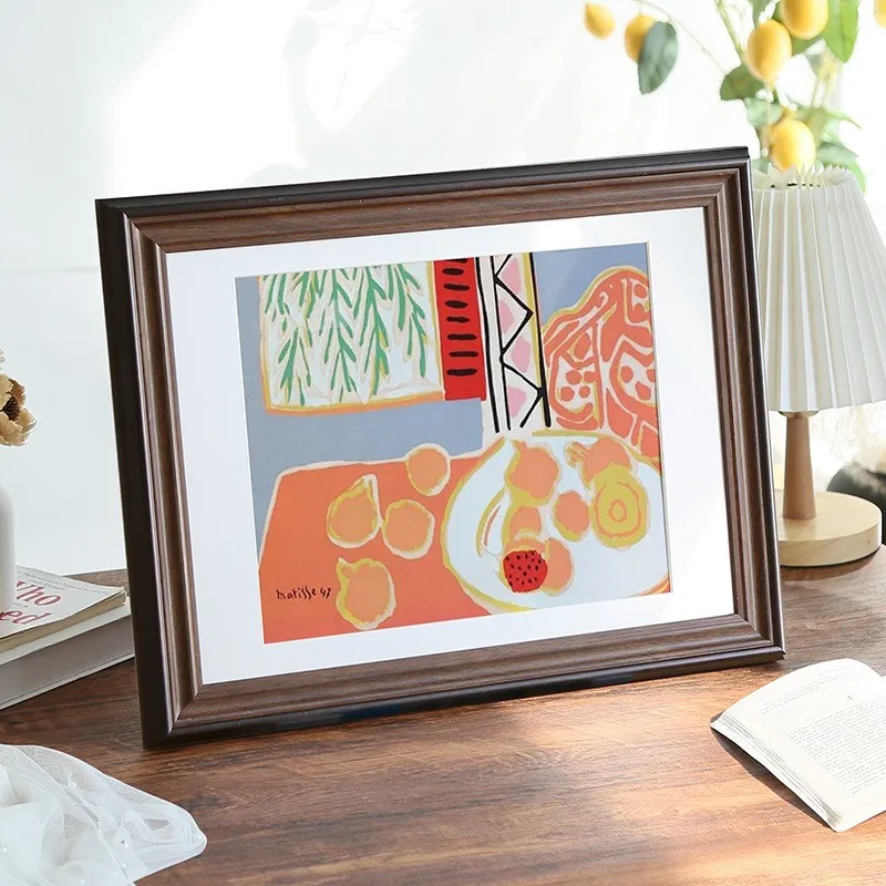Retro Wall Hanging Picture Frame Large Size 8K Split 4K Sketch Frame 12 Inch 16 Frame A3 A4 Work DIY Parent-Child Decorative ...