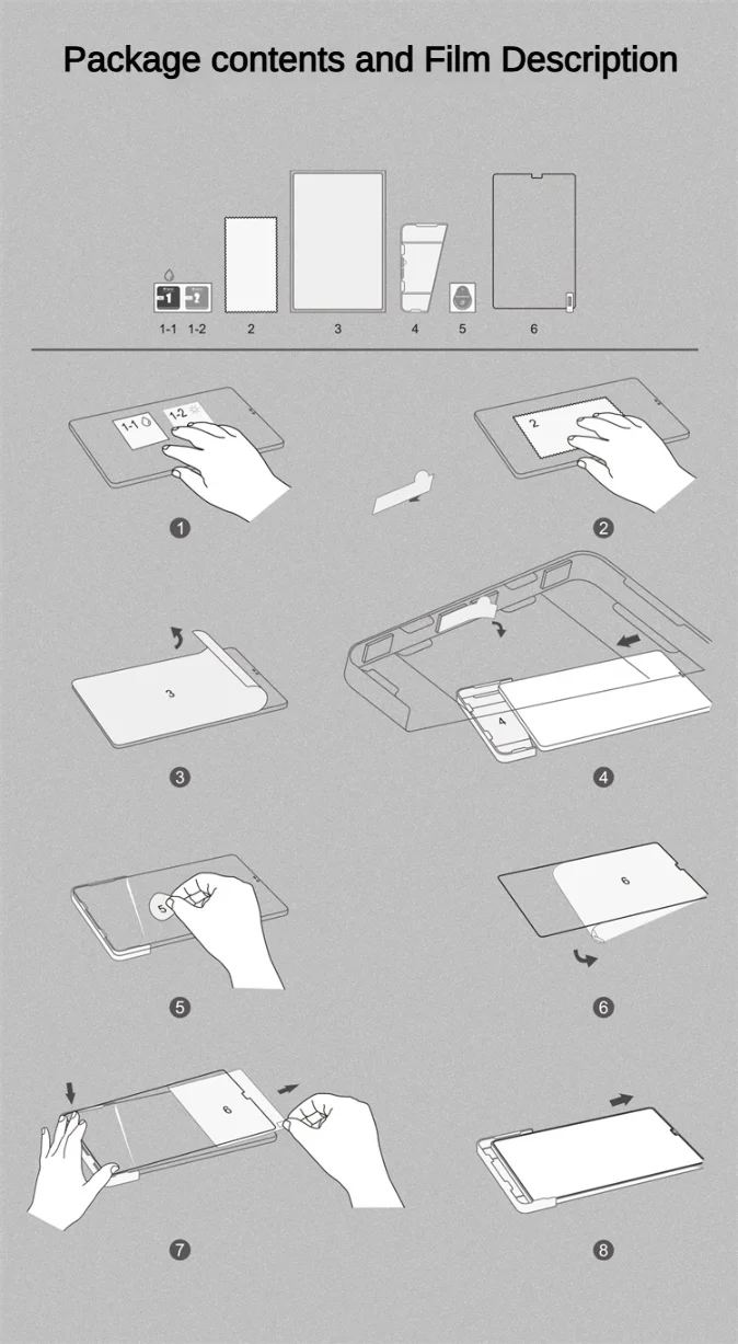 Lenovo Legion Y700 4th Generation Tempered Film Protective Film Anti-fingerprint HD