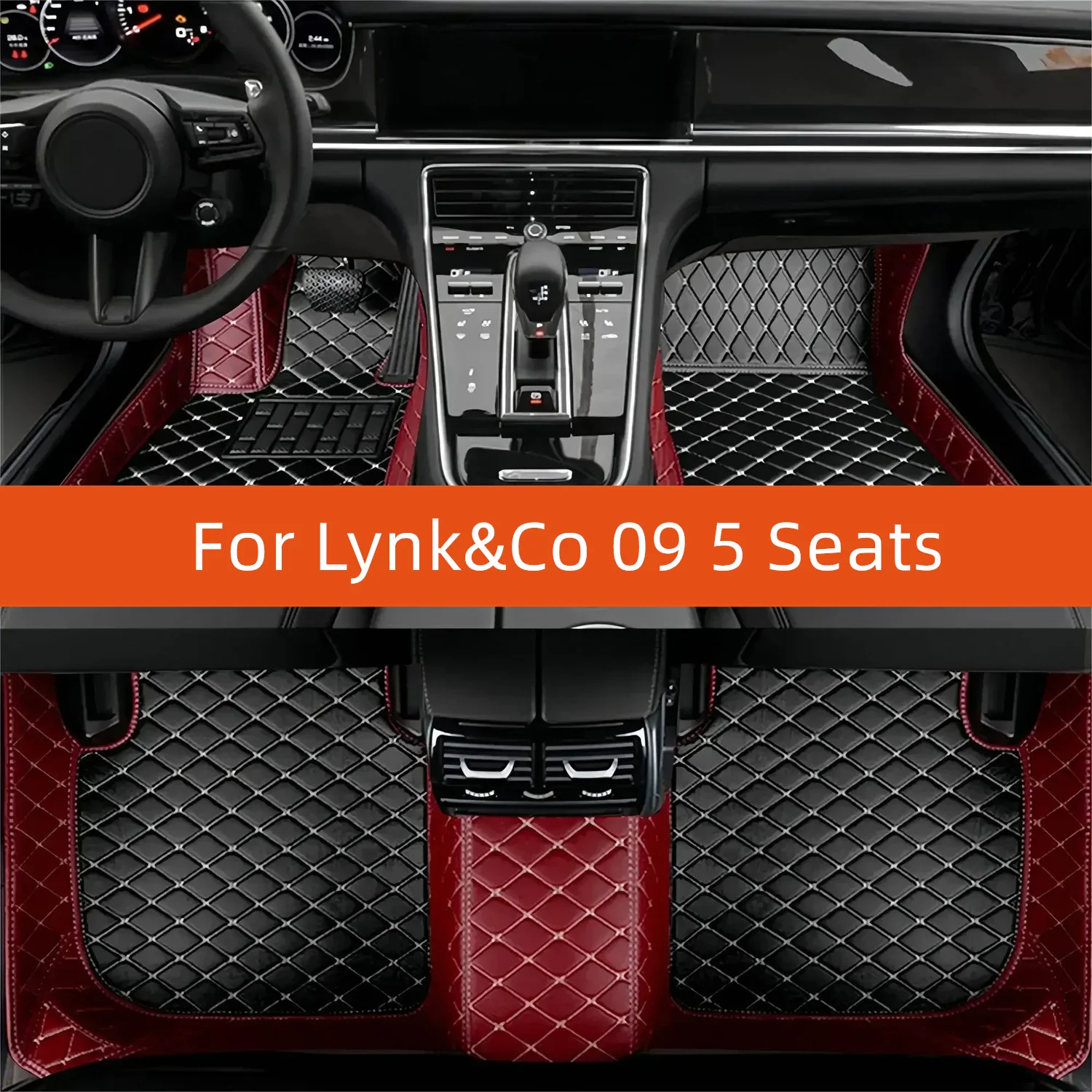

Custom Leather Car Floor Mat For Lynk&Co 09 5 Seats 2021 2022 2023 2024 2025 2026 Car Mat Interior Accessories
