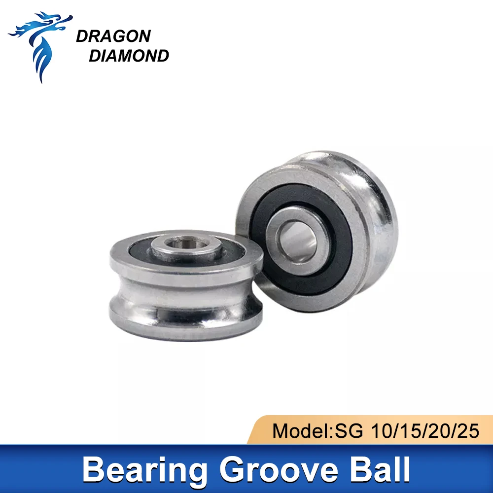 

Co2 Laser Bearings SG10 SG15 SG20 SG25 Groove Ball Double Row Miniature Pulley Steel Transmission Eccentric Wheel