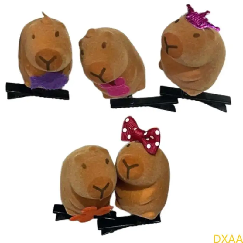 DXAA Birthday Party Kiểu tóc Lễ hội âm nhạc Capybara Clip Clip Kids Kiểu tóc công cụ tạo kiểu