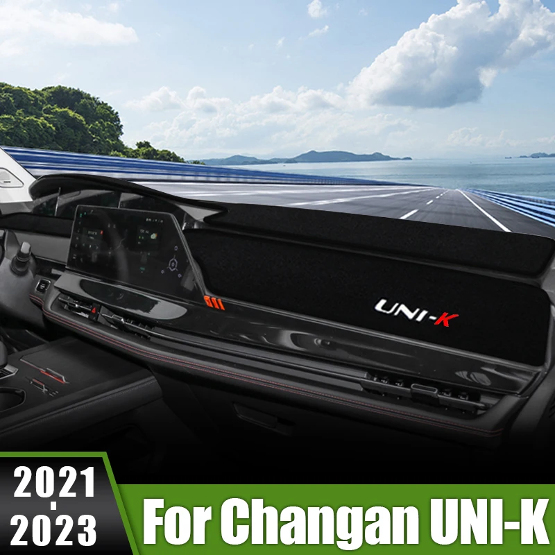 

For Changan UNI-K UNIK 2021 2022 2023 Car Dashboard Cover Sun Shade Mats Avoid Light Pads Non-Slip Carpets Instrument Panel Case