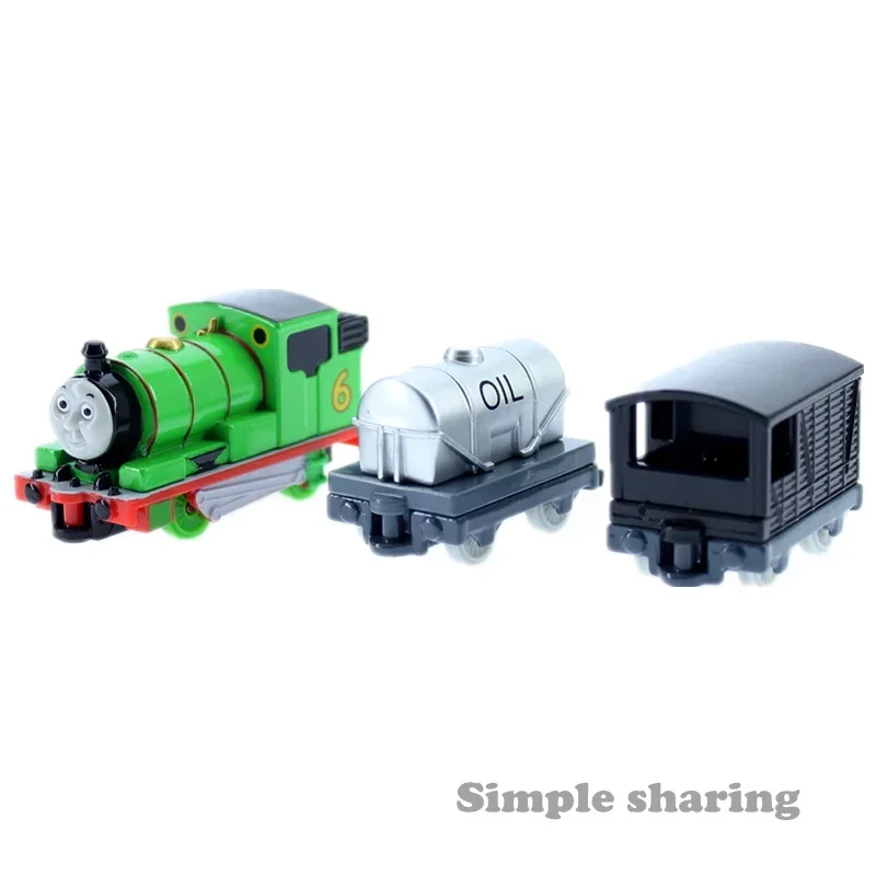 Takara Tomy-Kit de modelo de tren de motor de tanque para niños, coche de fundición a presión de aleación de Metal fundido a presión, figura de Anime, regalo de juguete