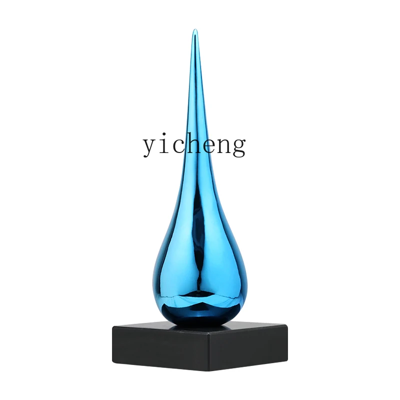 Yy European Style Living Room Desktop Minimalist Water Drop Floor Big Decorations Creative House Decorations