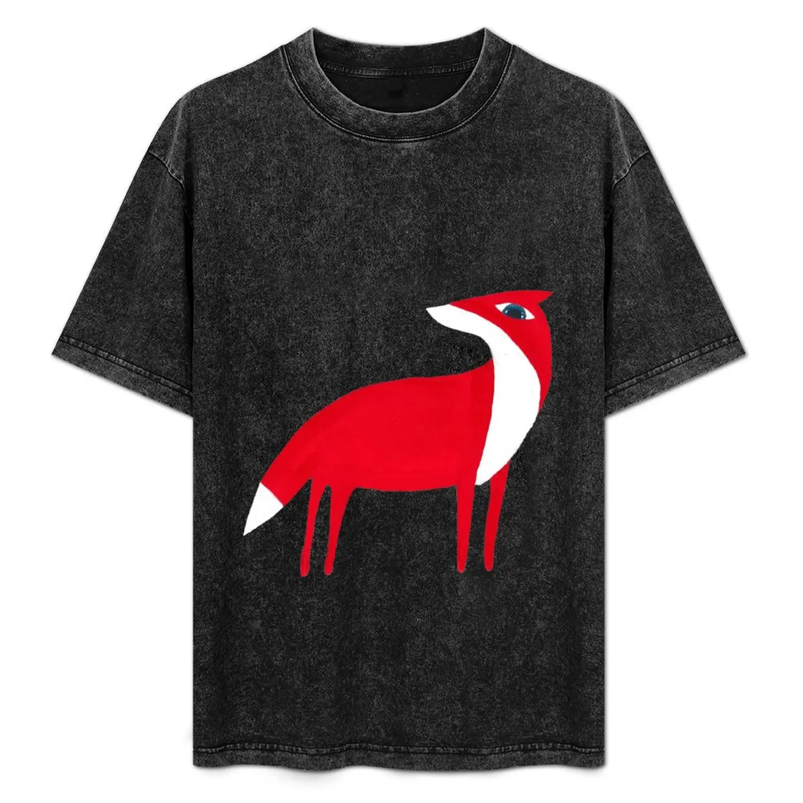

Fox pattern T-Shirt Standard Fit Solid Tee Shirt