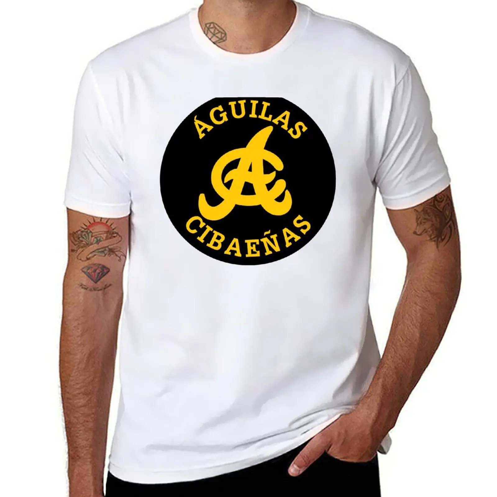 

Aguilas Cibaeas Jersey T-Shirt man t shirt designer man t shirt heavy cotton T-Shirt