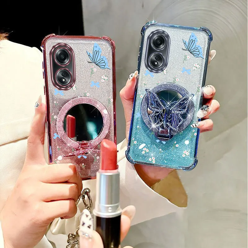 البرسيم بريق تحلق فراشة حامل هاتف الحال بالنسبة ممن لهم A38 A36 A76 A58 A57 A74 A78 A5 A7 A79 A95 A60 A18 A53 A17 A16 4G 5G