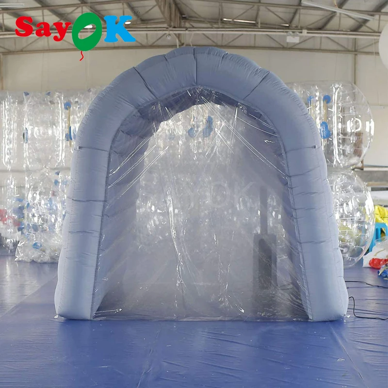 3x2x2.5mh Inflatable Sterilisation Channel Disinfection Tent Custom Inflatable Tunnel For Enterprise, Community