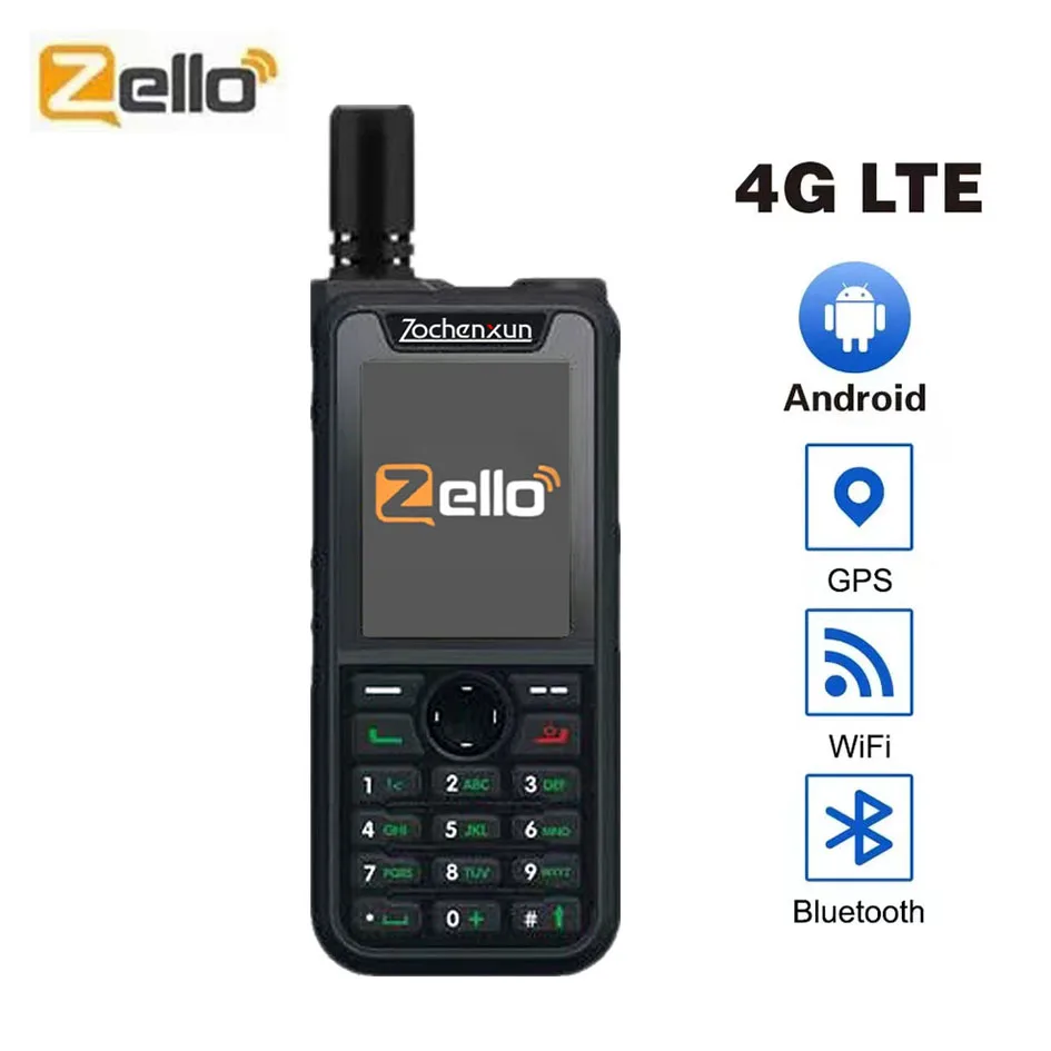 Zello-walkie-talkie M920, Radio 4g con tarjeta Sim, Bluetooth, Radio bidireccional de largo alcance, Profesional, GPS incorporado