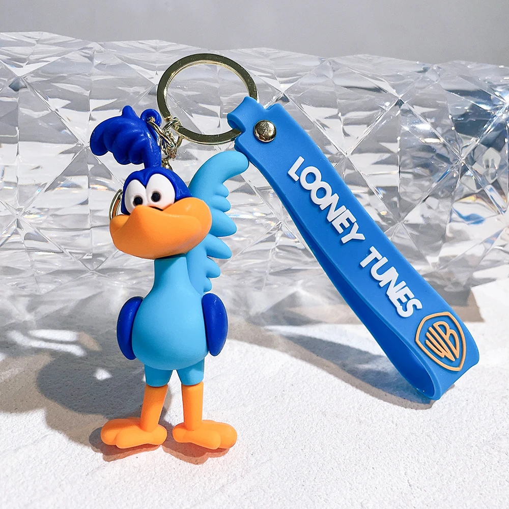 الكرتون البق الأرنب دمية المفاتيح لطيف تويتي الطيور دافي بطة الخنزير خنزير حلقات المفاتيح قلادة اكسسوارات للأطفال هدايا عيد ميلاد #6