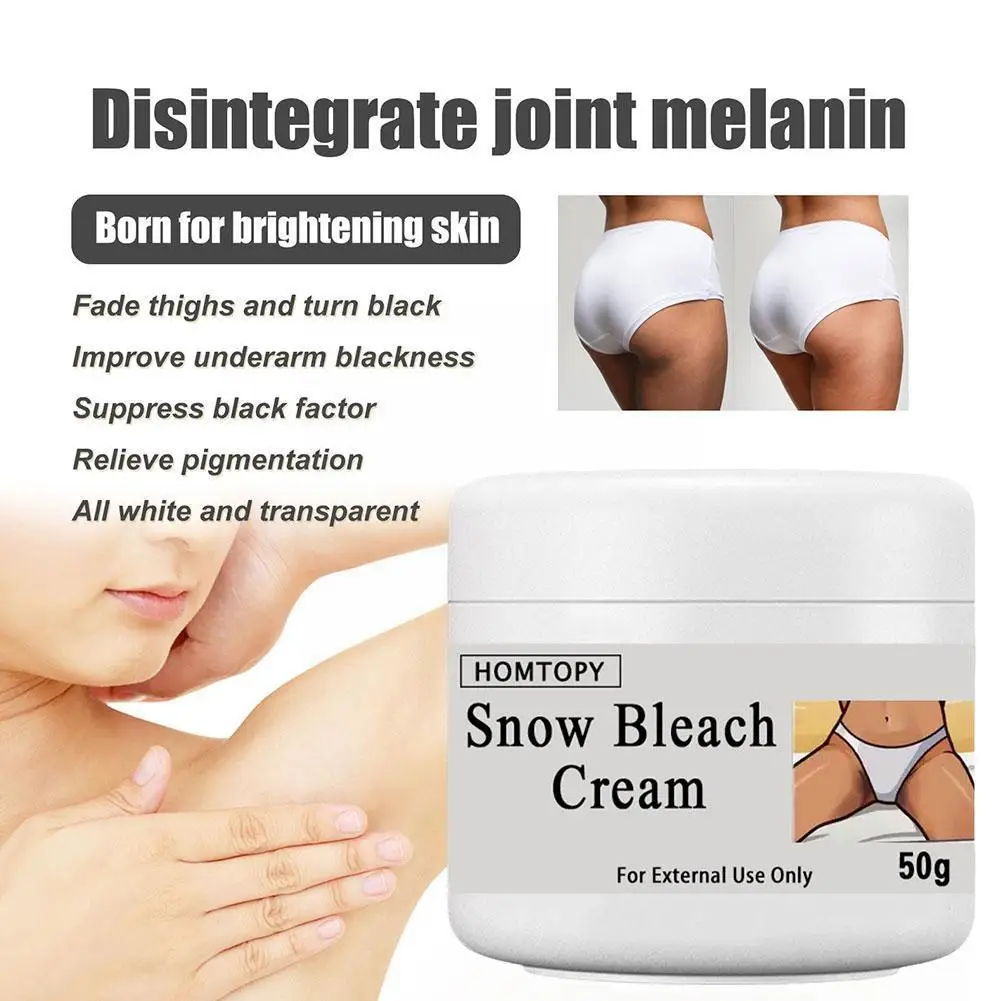 كريم تبييض مبيض للأجزاء الحميمة والخاصة والوجه والجسم سريع تحت الإبط قوي 50 جم Y5D9