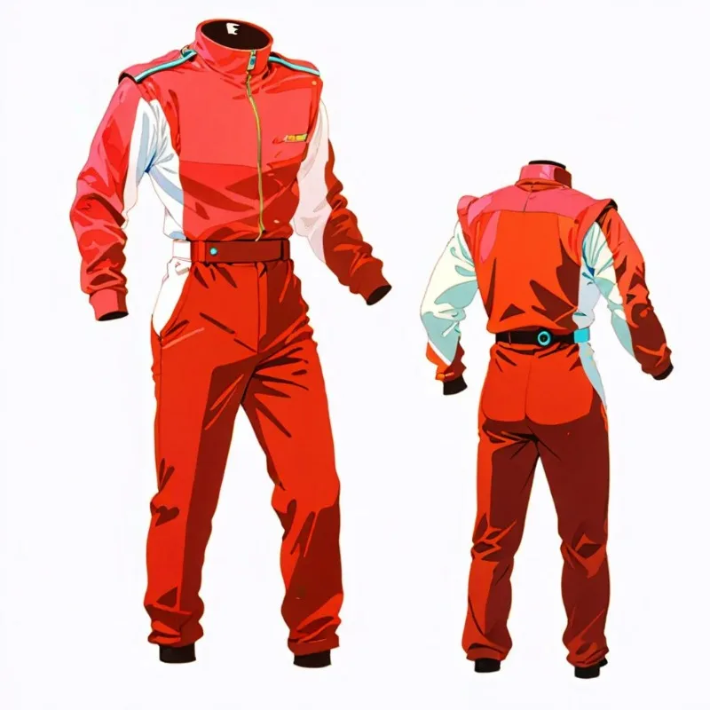 

Summer Single-Layer Thin Off-Road Steel Pipe Carting Car Racing ATV Outdoor Connected Race Car Suit