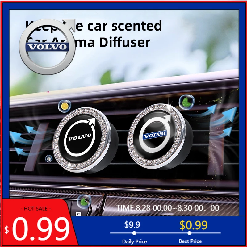 

Центральные колпачки для колес, автомобильный ароматизатор, вентиляционное отверстие, масляный парфюмерный диффузор, ароматерапия для Volvo XC90 V90 V60 XC60 V40 EC40 EX40 S80 S6