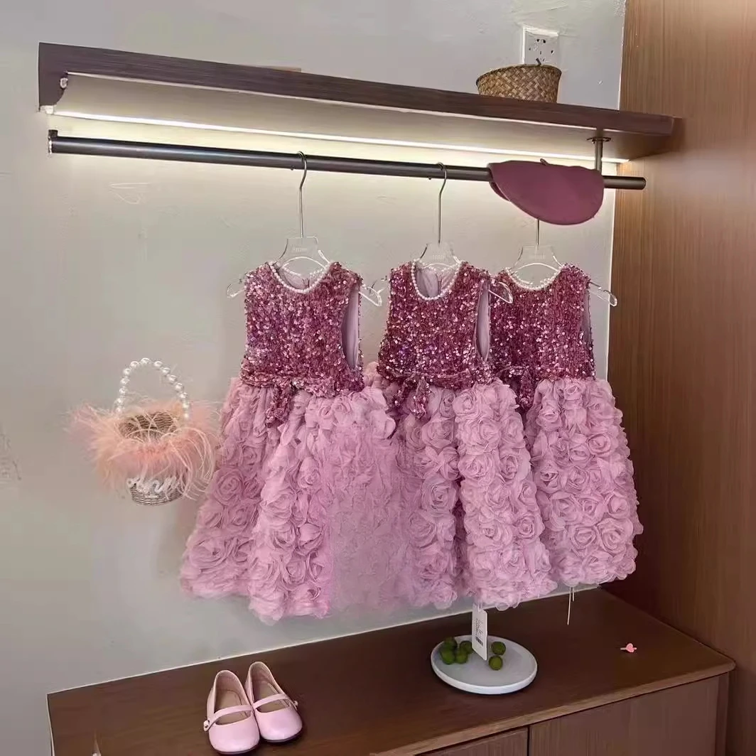 Party Dresses for Girls Luxury Dress for Girl Children's  Girl's Ceremonial Dress Kid's Festa Junina Dresses Elegant Baby