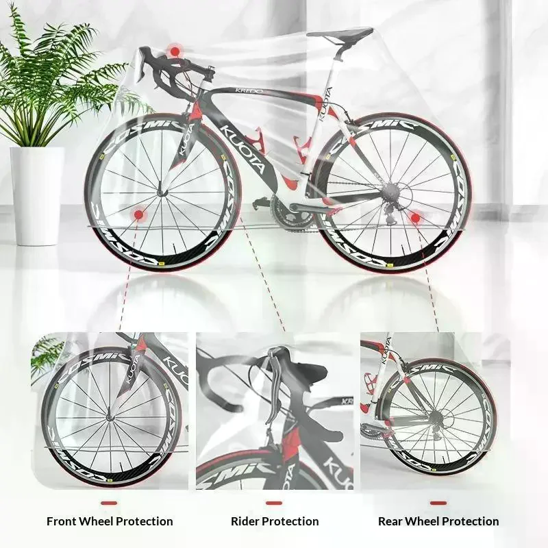 

Набор из 3 прочных чехлов для велосипедов: пылезащитные, водонепроницаемые, солнцезащитные и дождезащитные чехлы для горных и дорожных велосипедов, солнцезащитный рукав-чехол.